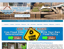 Tablet Screenshot of connecticutfloodinsurance.org